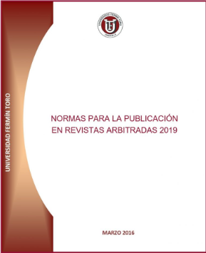 Portada Normas para la Publicación en Revistas Arbitradas 2019